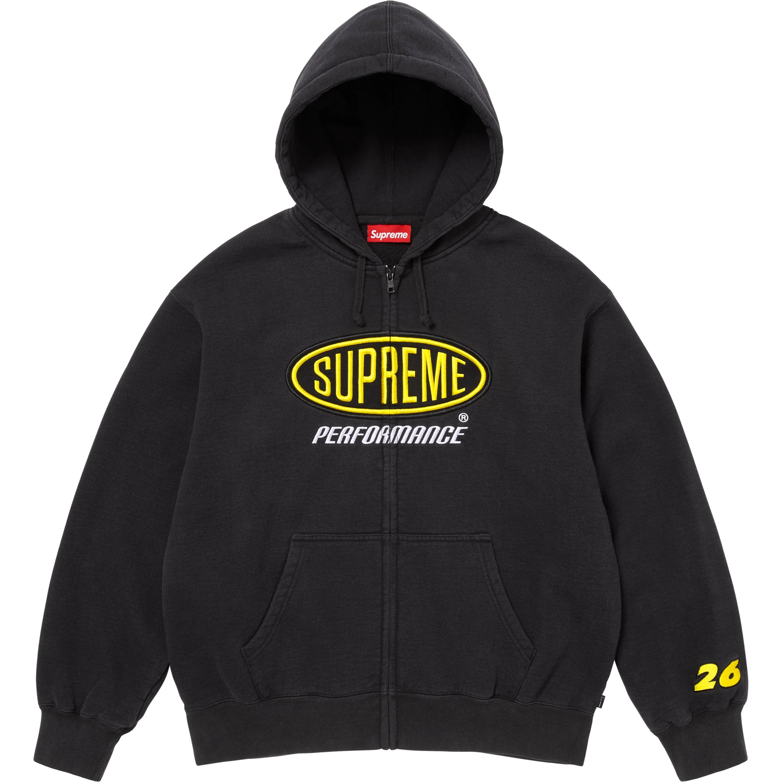 Performance Zip Up Hooded Sweatshirt view 7